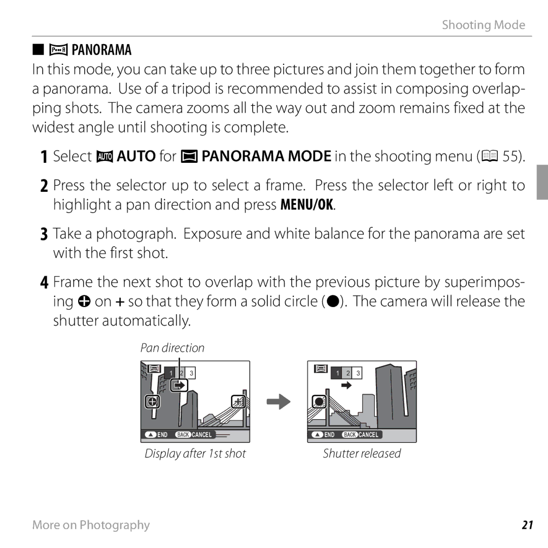 FujiFilm 16238037 owner manual Rpanorama 