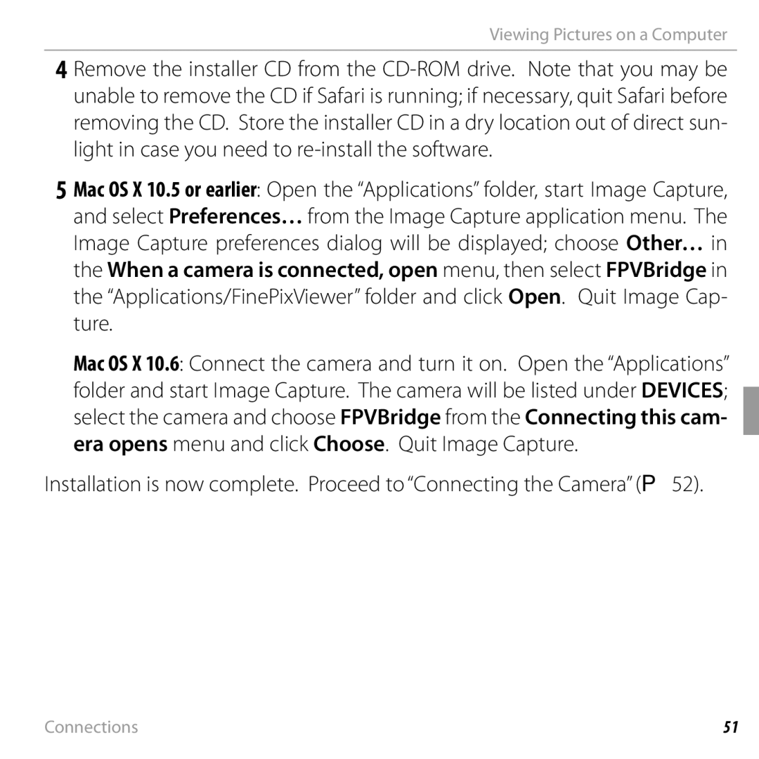 FujiFilm 16238037 owner manual Connections 