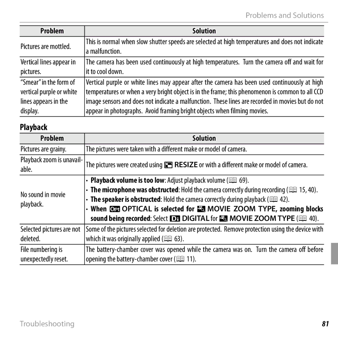 FujiFilm 16238037 owner manual Playback 