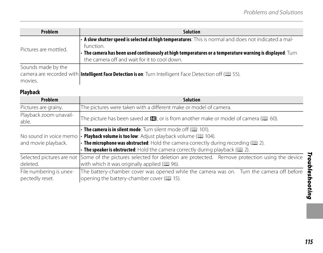 FujiFilm 16286187-4-KIT owner manual 115, Playback 