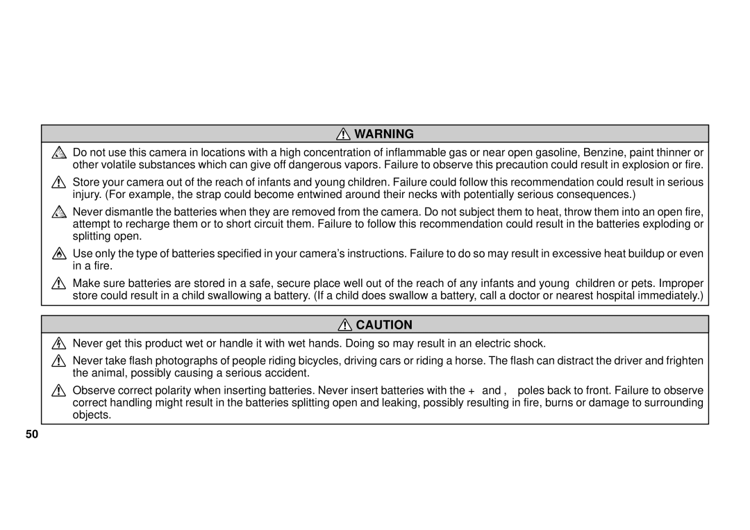 FujiFilm 38-125mm owner manual 