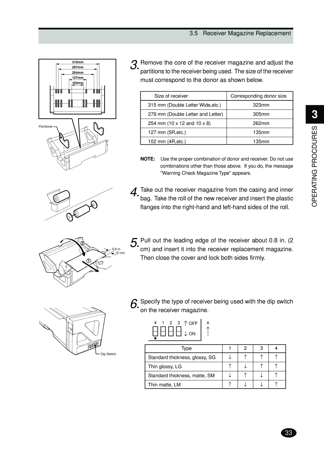 FujiFilm 4500N instruction manual Type 