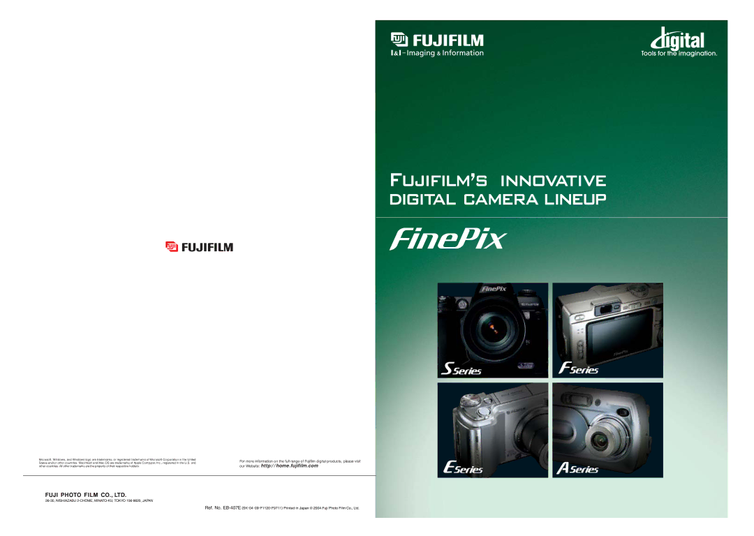 FujiFilm digital camera manual ・・・・!#$% 