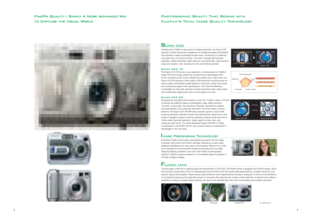 FujiFilm digital camera manual Ccd 