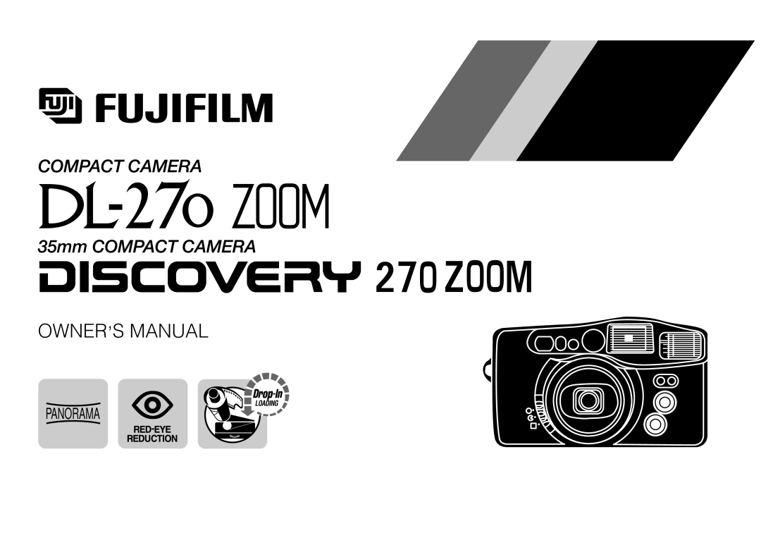 FujiFilm DL270 owner manual OWNER,S Manual 