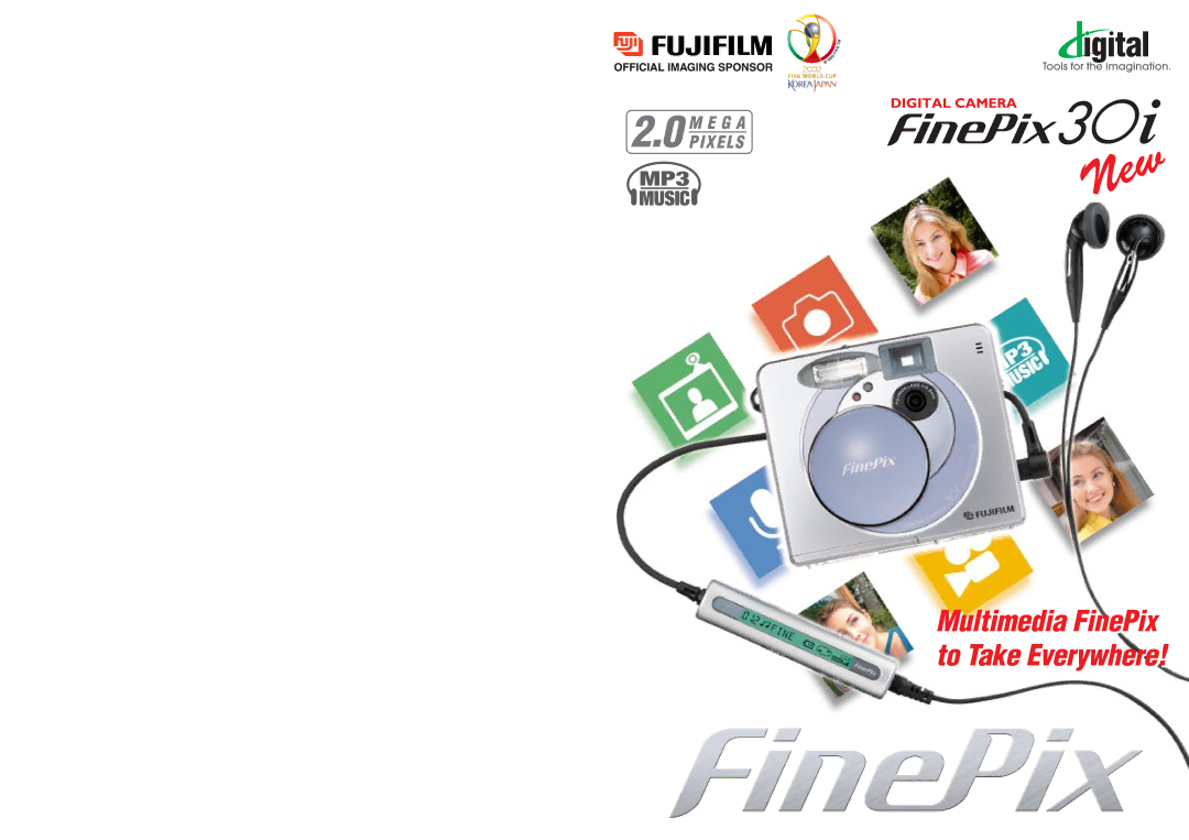 FujiFilm FinePix 30i specifications Multimedia FinePix to Take Everywhere 