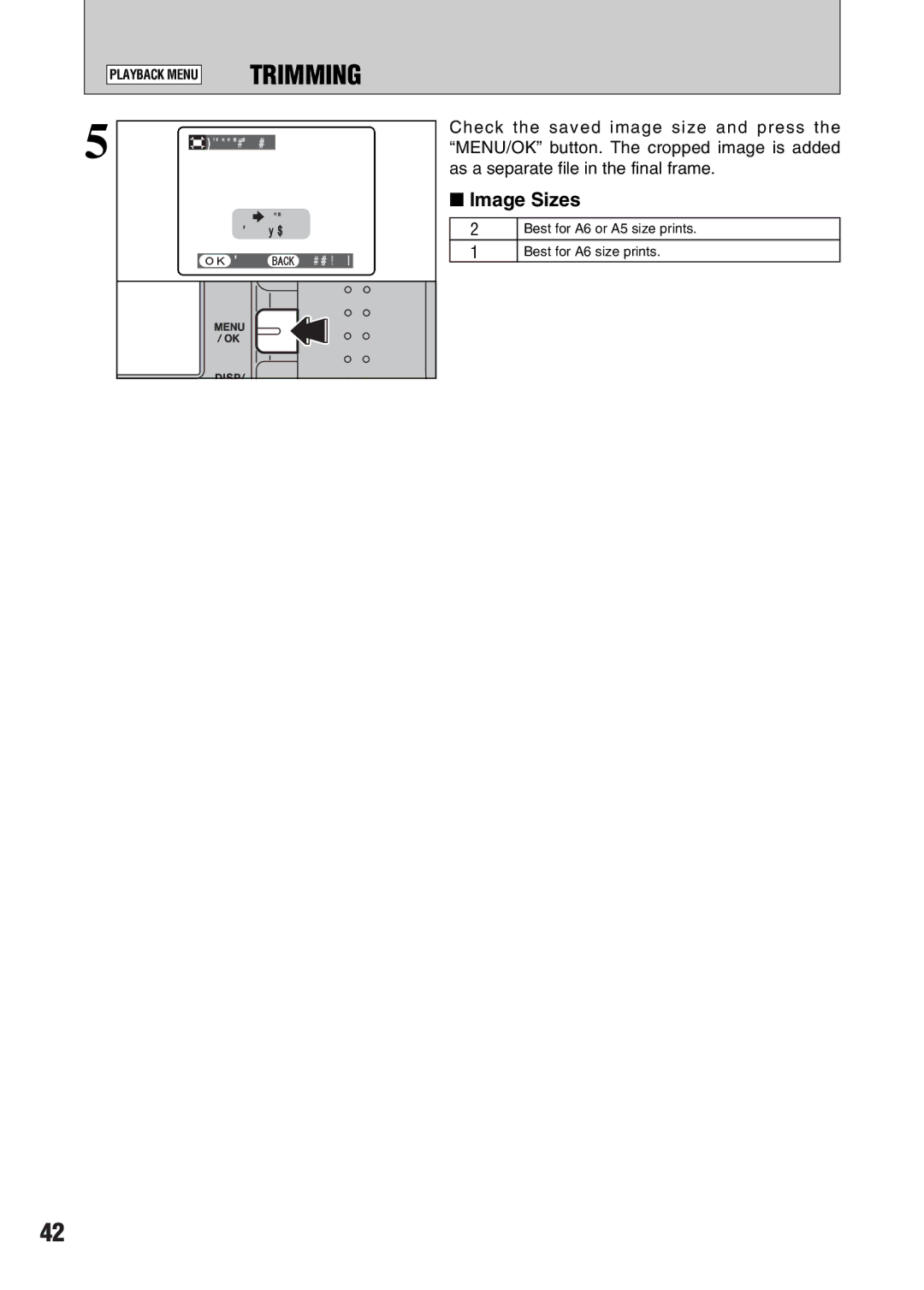 FujiFilm FinePix A330, FinePix A340 owner manual Ytrimming 