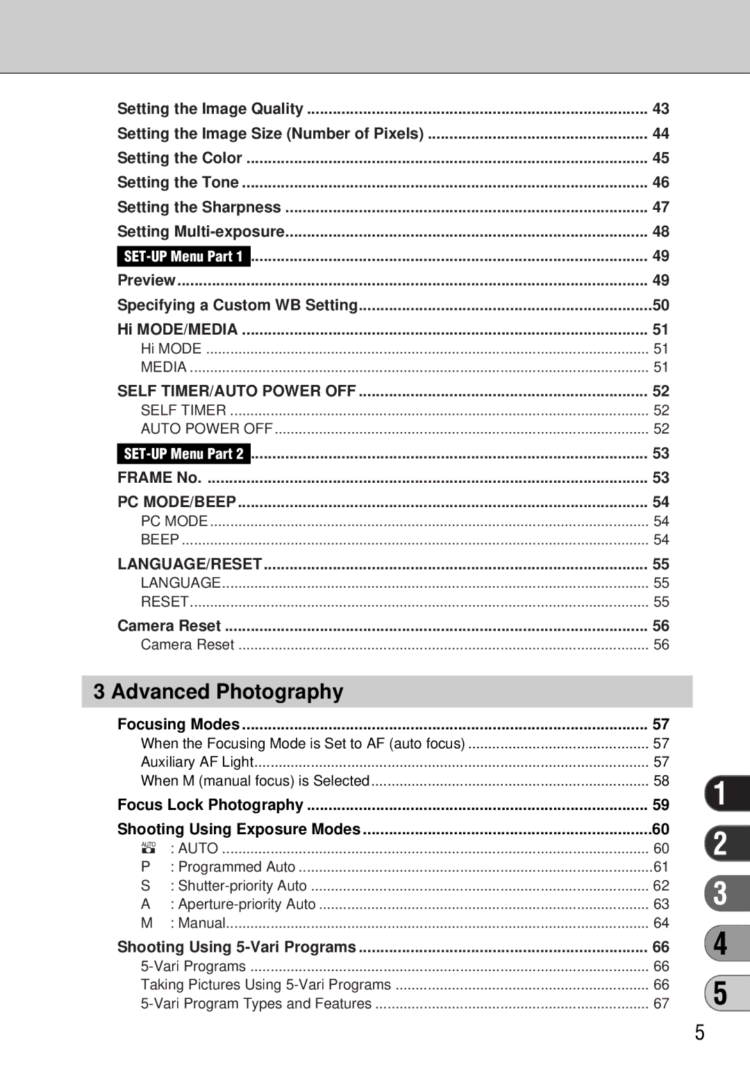 FujiFilm FinePix S1 Advanced Photography, Setting the Image Size Number of Pixels, Specifying a Custom WB Setting 