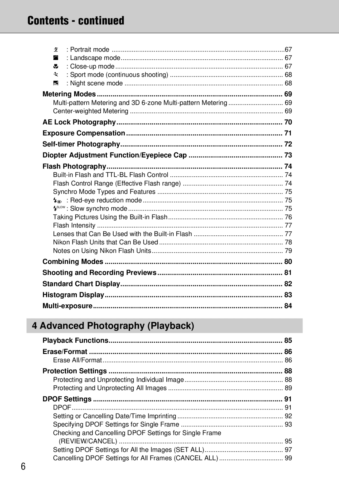 FujiFilm FinePix S1 owner manual Contents 