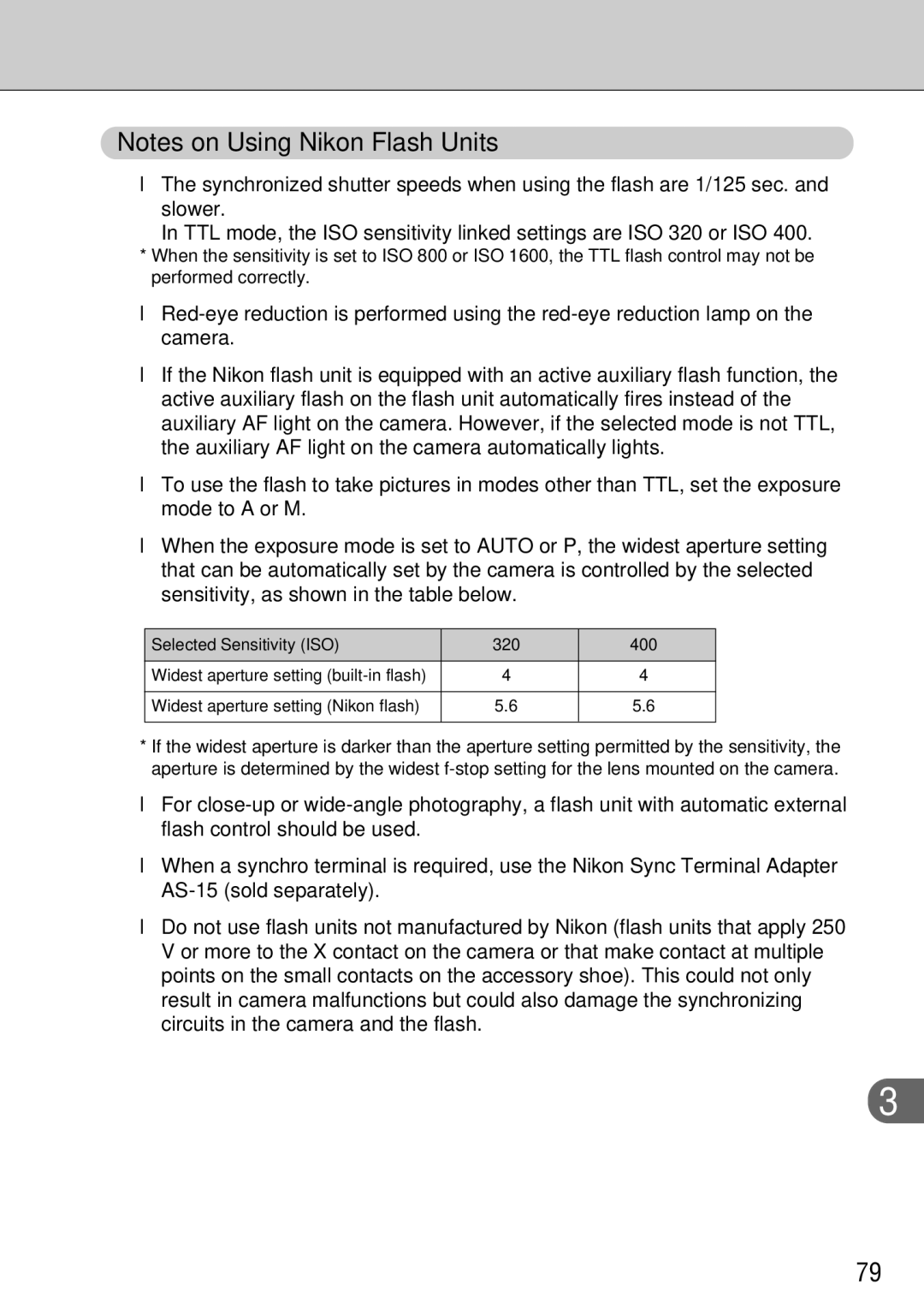 FujiFilm FinePix S1 owner manual Selected Sensitivity ISO 320 400 