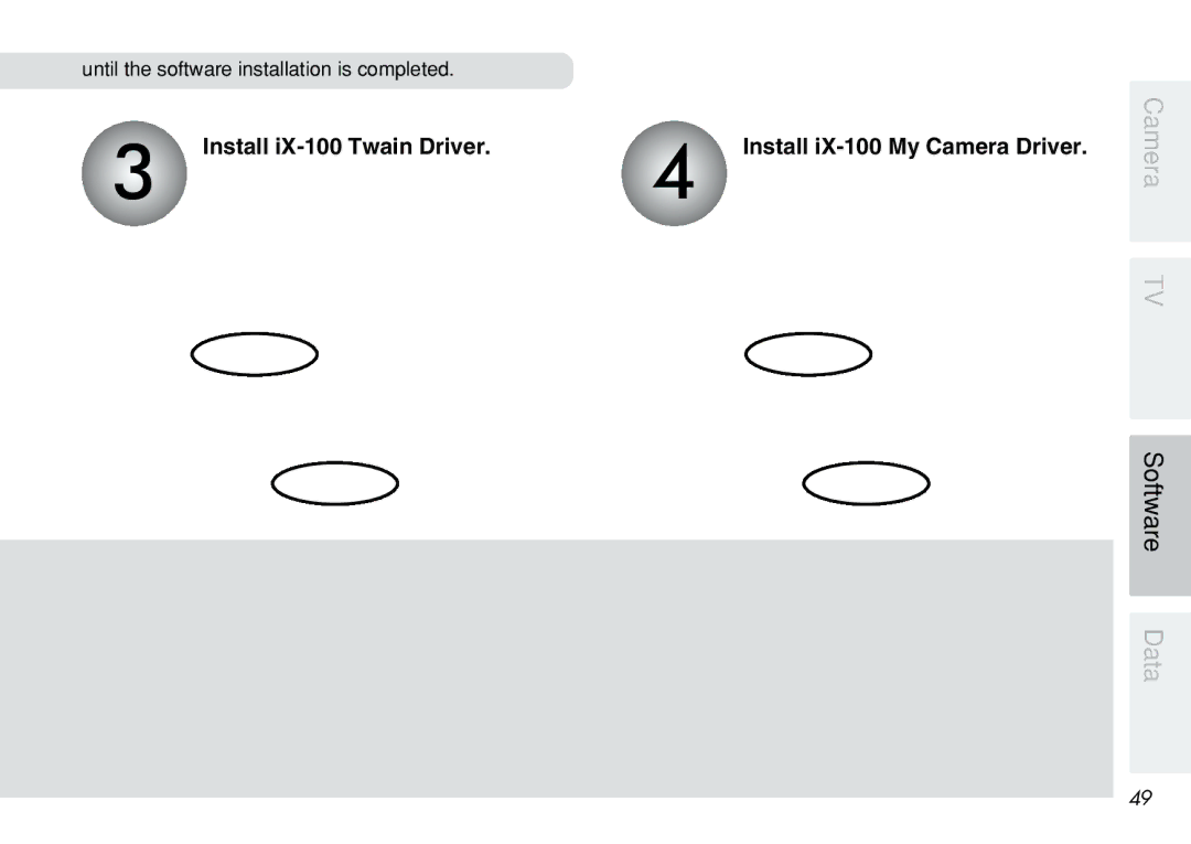 FujiFilm user manual Install iX-100 Twain Driver Install iX-100 My Camera Driver 