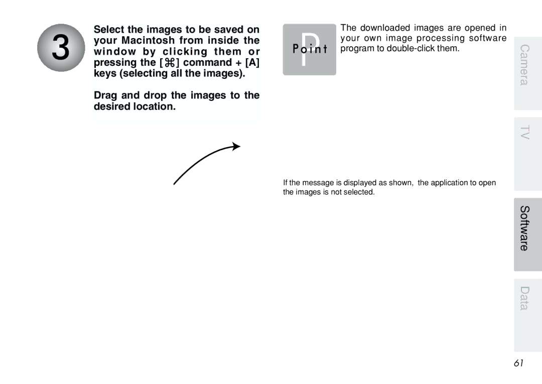 FujiFilm iX-100 user manual Window by clicking them or, Pressing the command + a 