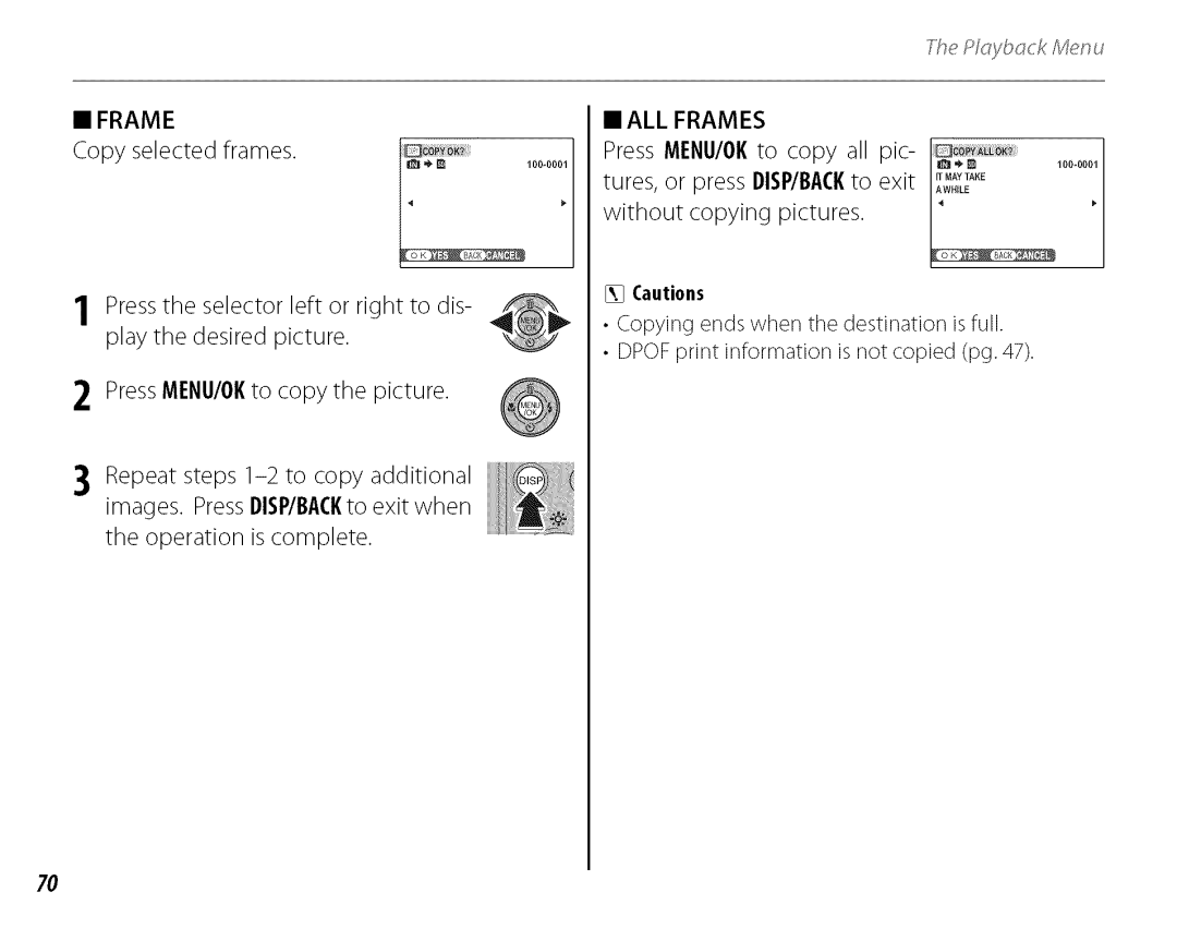 FujiFilm J210 owner manual ALL Frames 