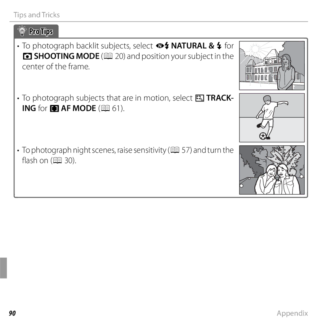 FujiFilm JX290 - JX295, JX330 - JX335, JX370 - JX390, JX420 - JX440 owner manual Pro Tips 