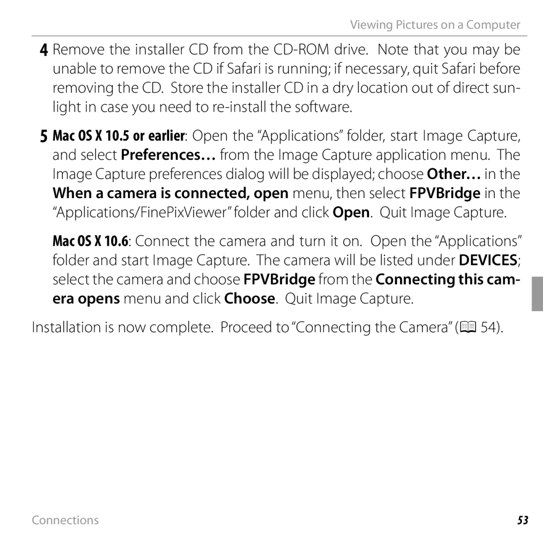 FujiFilm JX420 - JX440, JX290 - JX295, JX330 - JX335, JX370 - JX390 owner manual Connections 