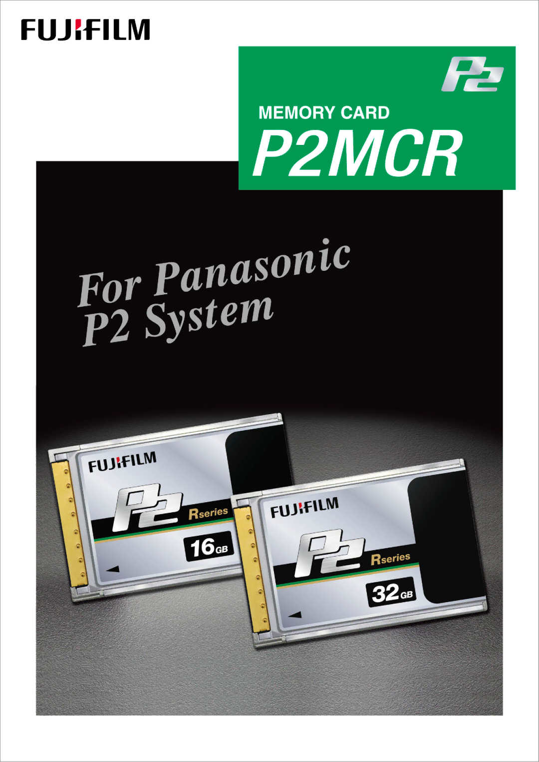 FujiFilm P2MCR manual 