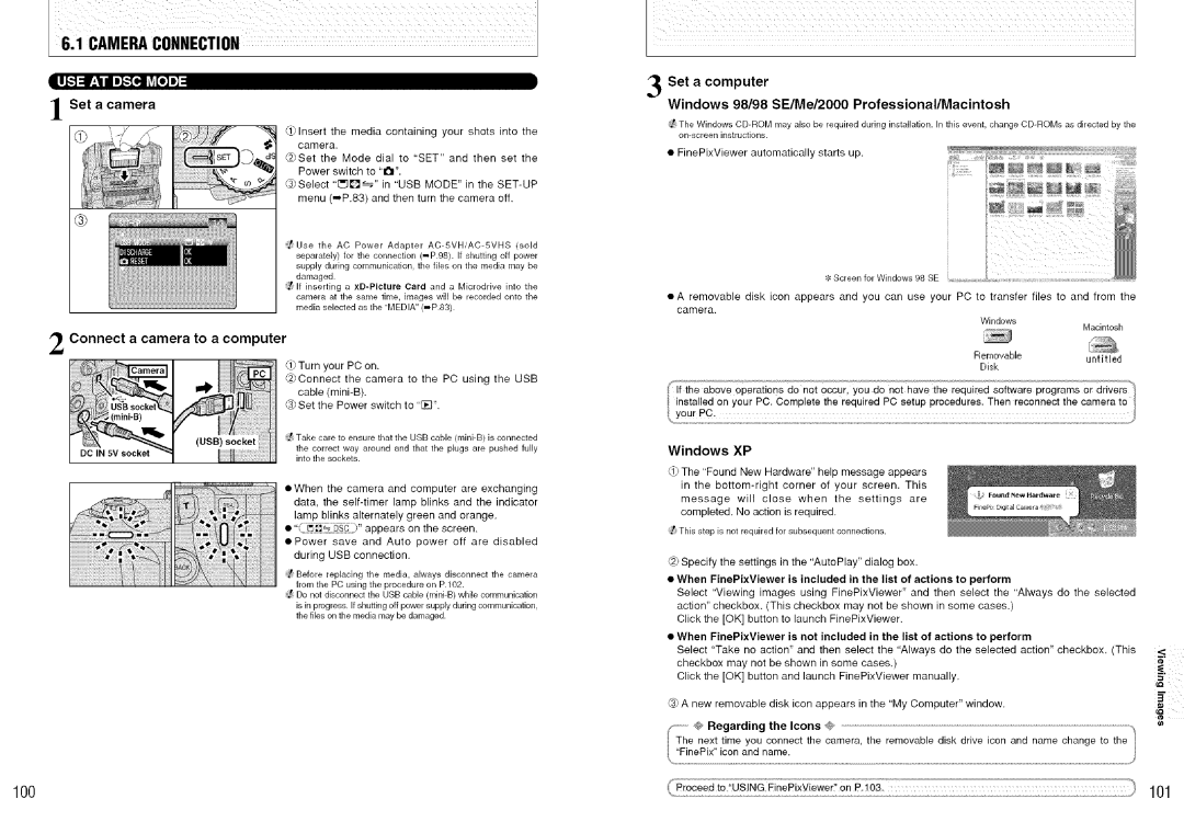 FujiFilm S7000 owner manual Set a camera, Usb 