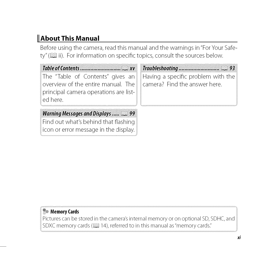 FujiFilm XP30 owner manual About This Manual 