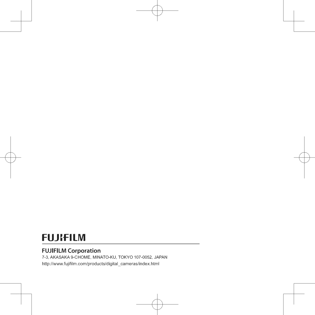 FujiFilm XP30 owner manual FUJIFILm 