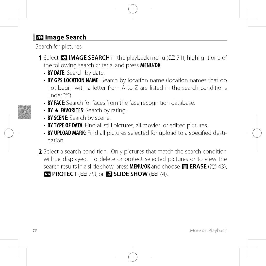 FujiFilm XP30 owner manual KTJImage Search, Searchfor pictures 