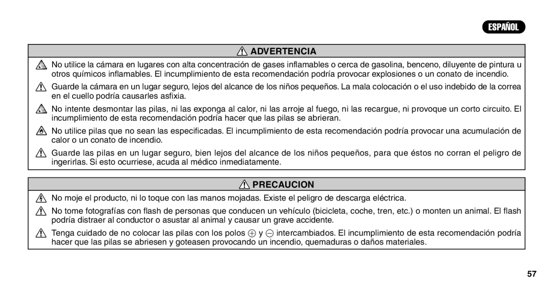 FujiFilm Zoom Date 110ez owner manual Español 