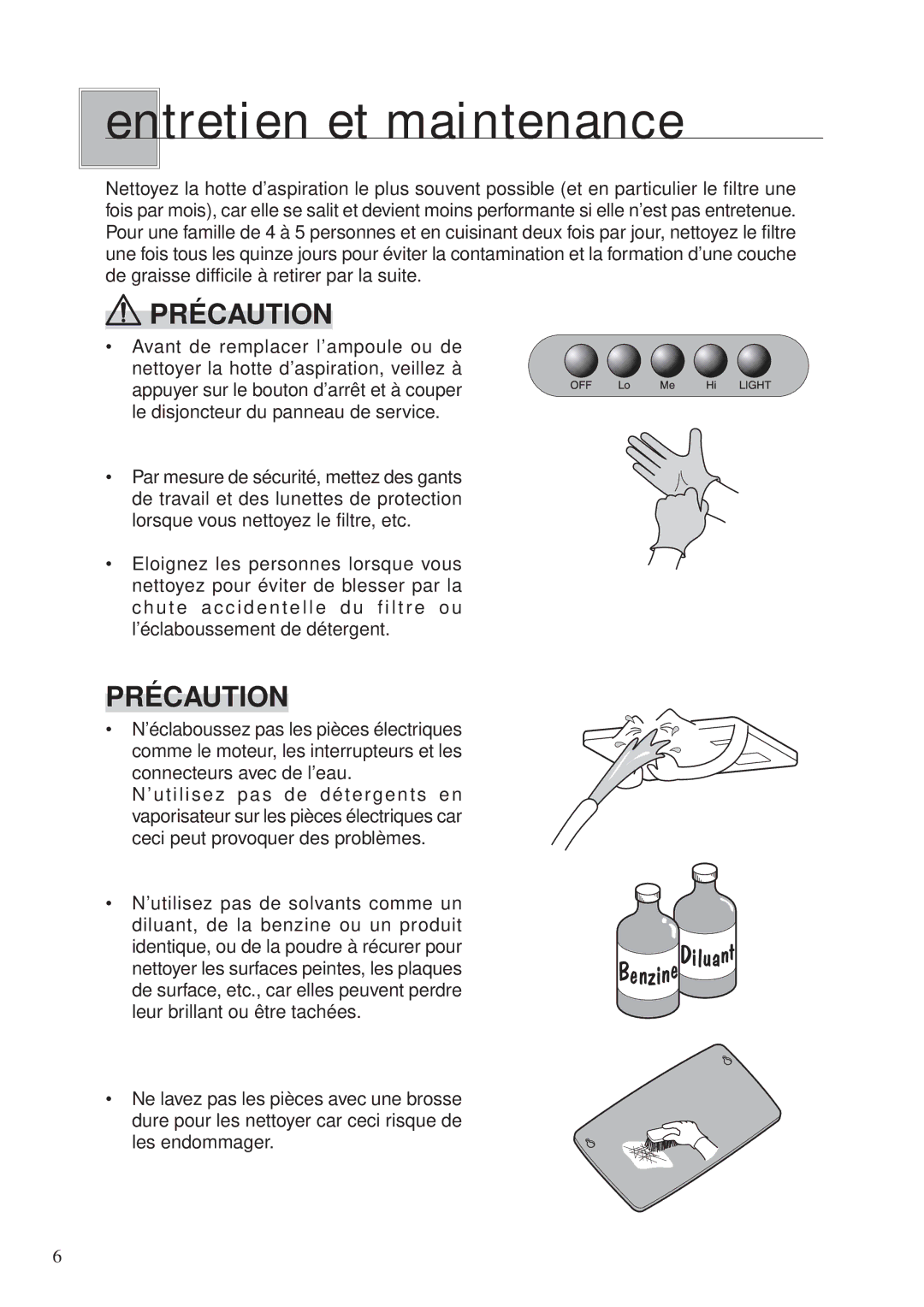 Fujioh BUF-0 operation manual En tretien et maintenance 