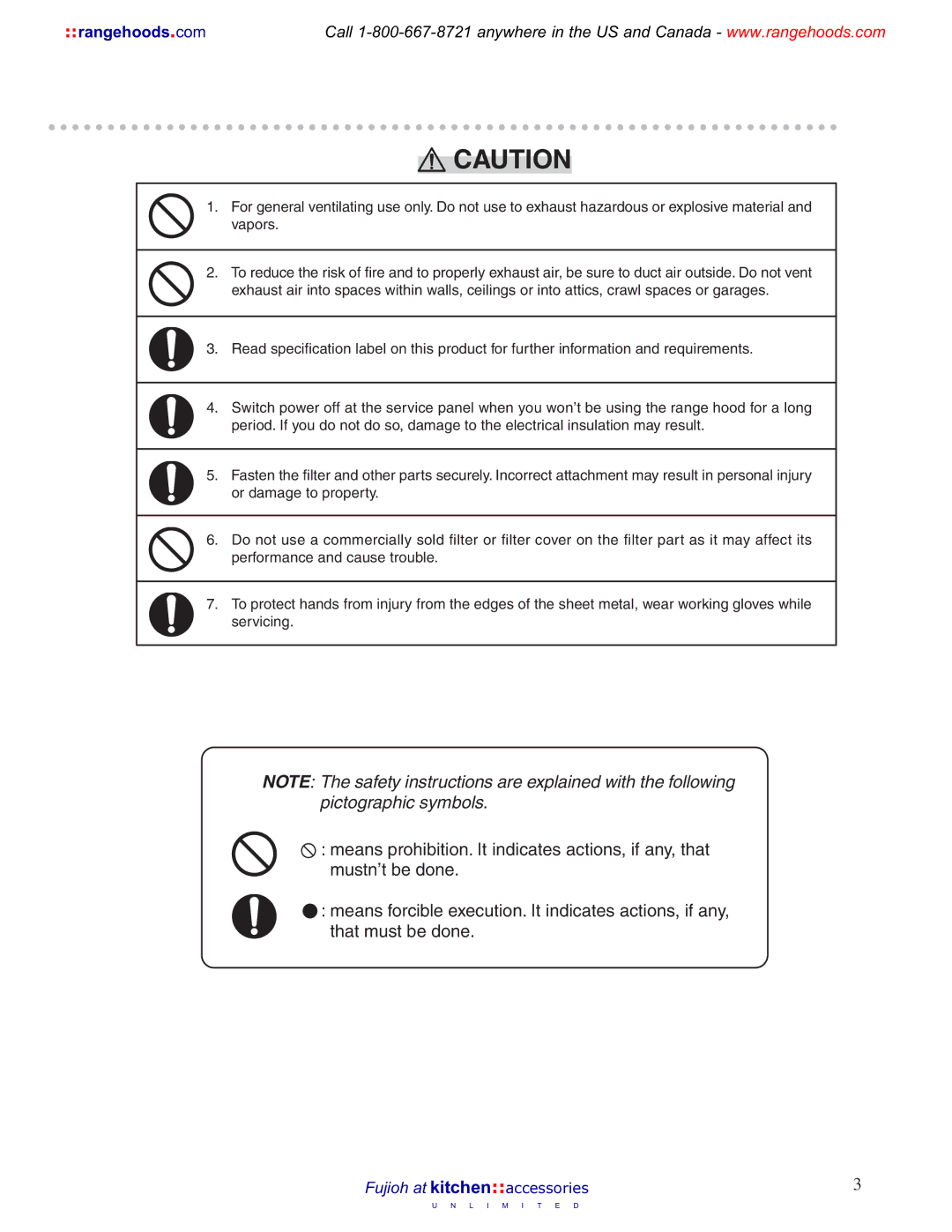 Fujioh 021, BUF-011 operation manual Fujioh at kitchen accessories 