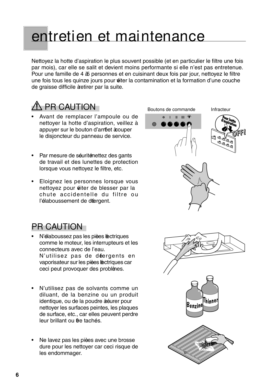 Fujioh BUF-011/021 operation manual En tretien et maintenance 