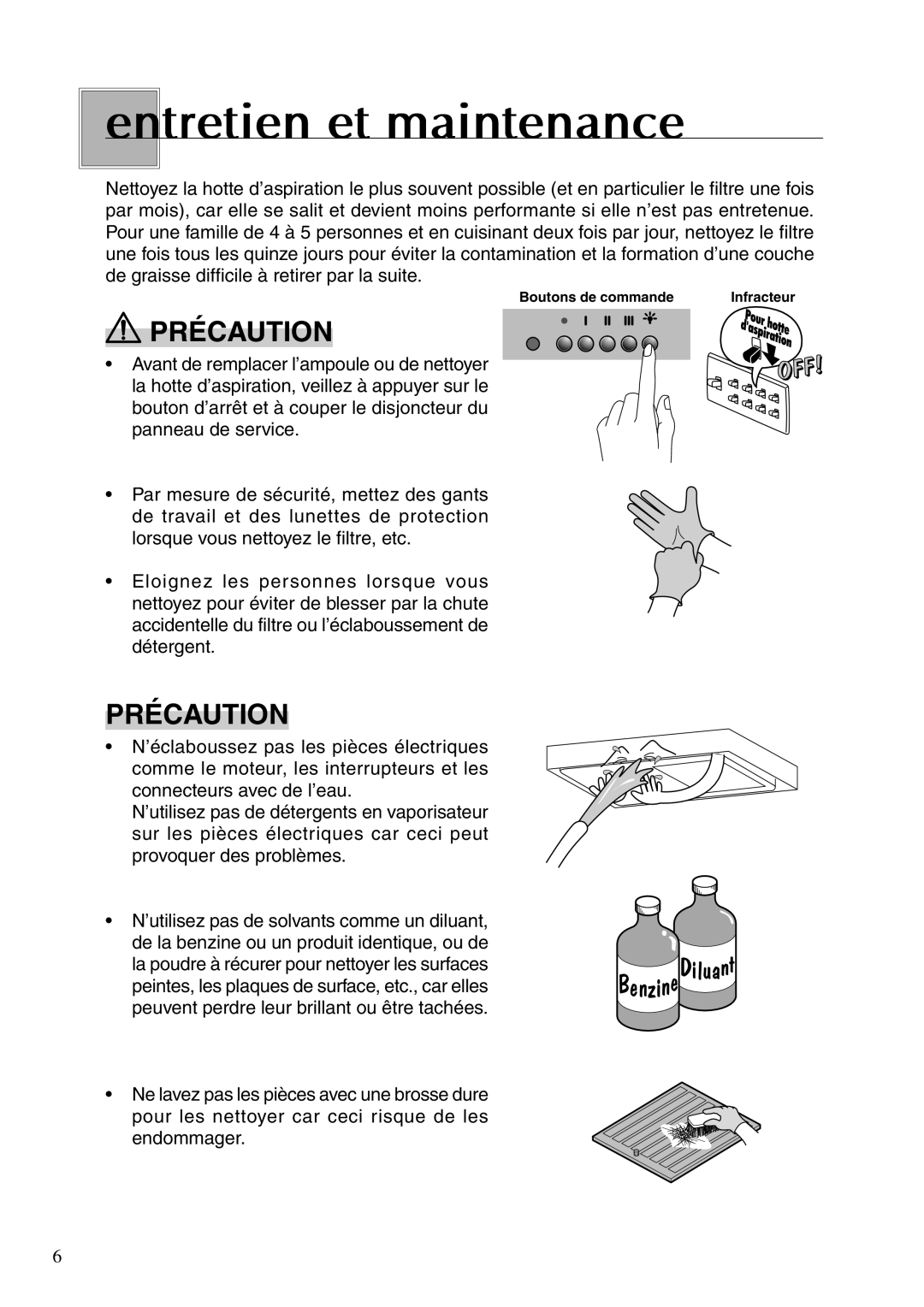 Fujioh BUF-03A operation manual En tretien et maintenance 