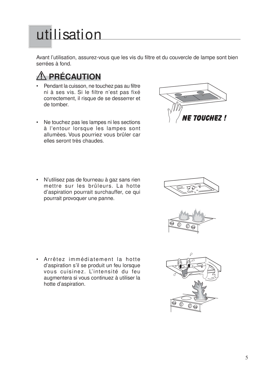 Fujioh BUF-06P operation manual Utilisation 