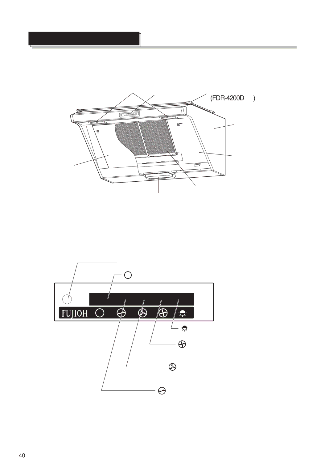 Fujioh FDR-4200D operation manual 