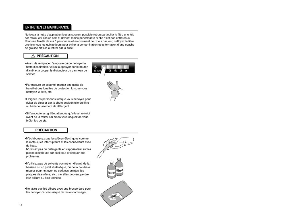 Fujioh FSR-3600, FSR-4200 manual Entretien ET Maintenance 