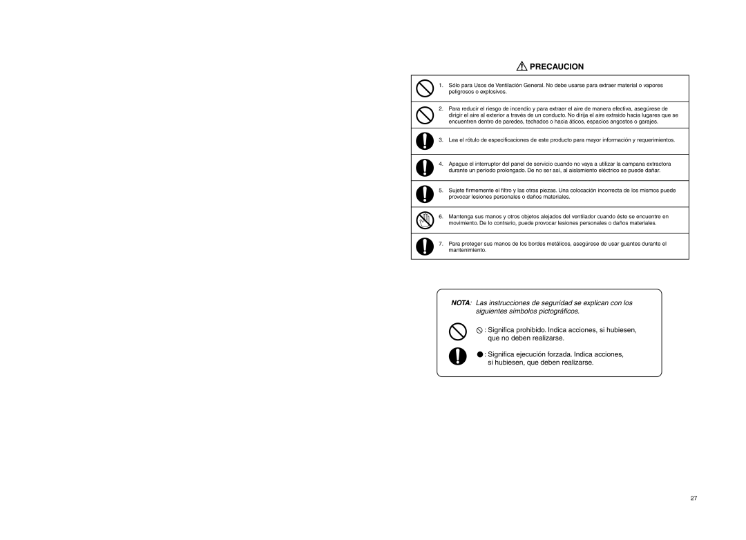 Fujioh FSR-4200, FSR-3600 manual Precaucion 