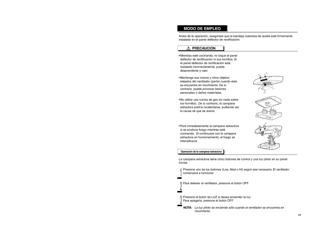 Fujioh FSR-4200, FSR-3600 manual Modo DE Empleo 