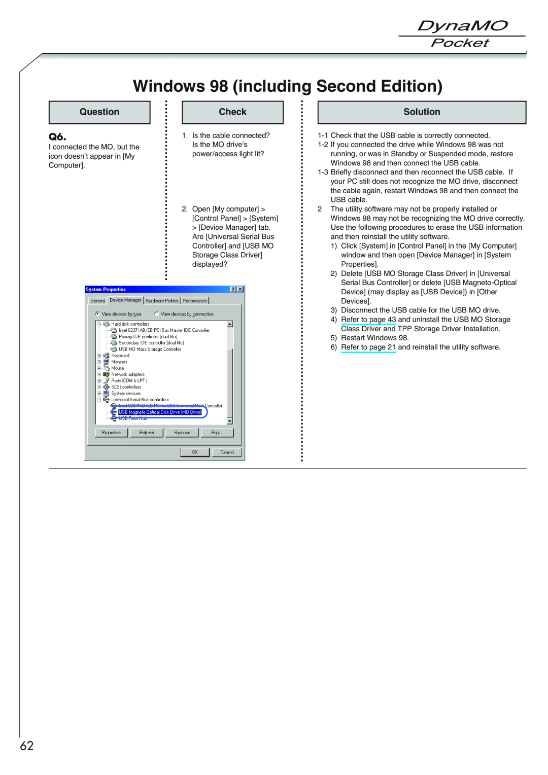 Fujitsu 1300U2 user manual Windows 98 including Second Edition 