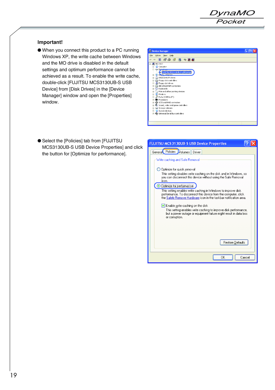 Fujitsu 1300U2 user manual 