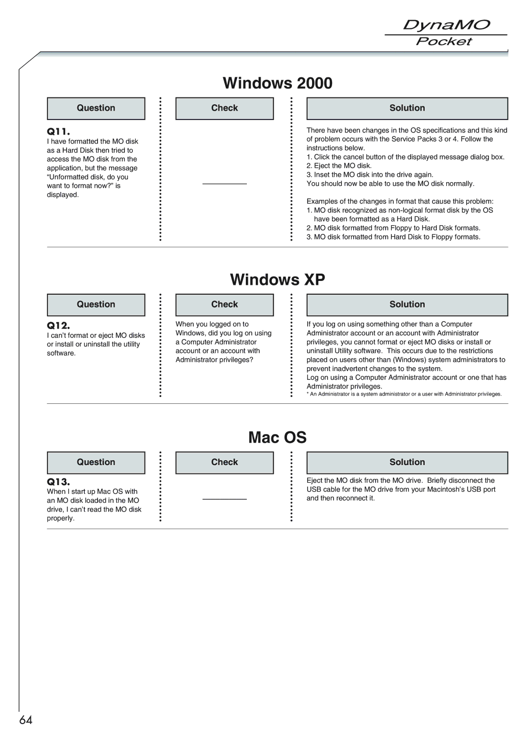 Fujitsu 1300U2 user manual Windows 