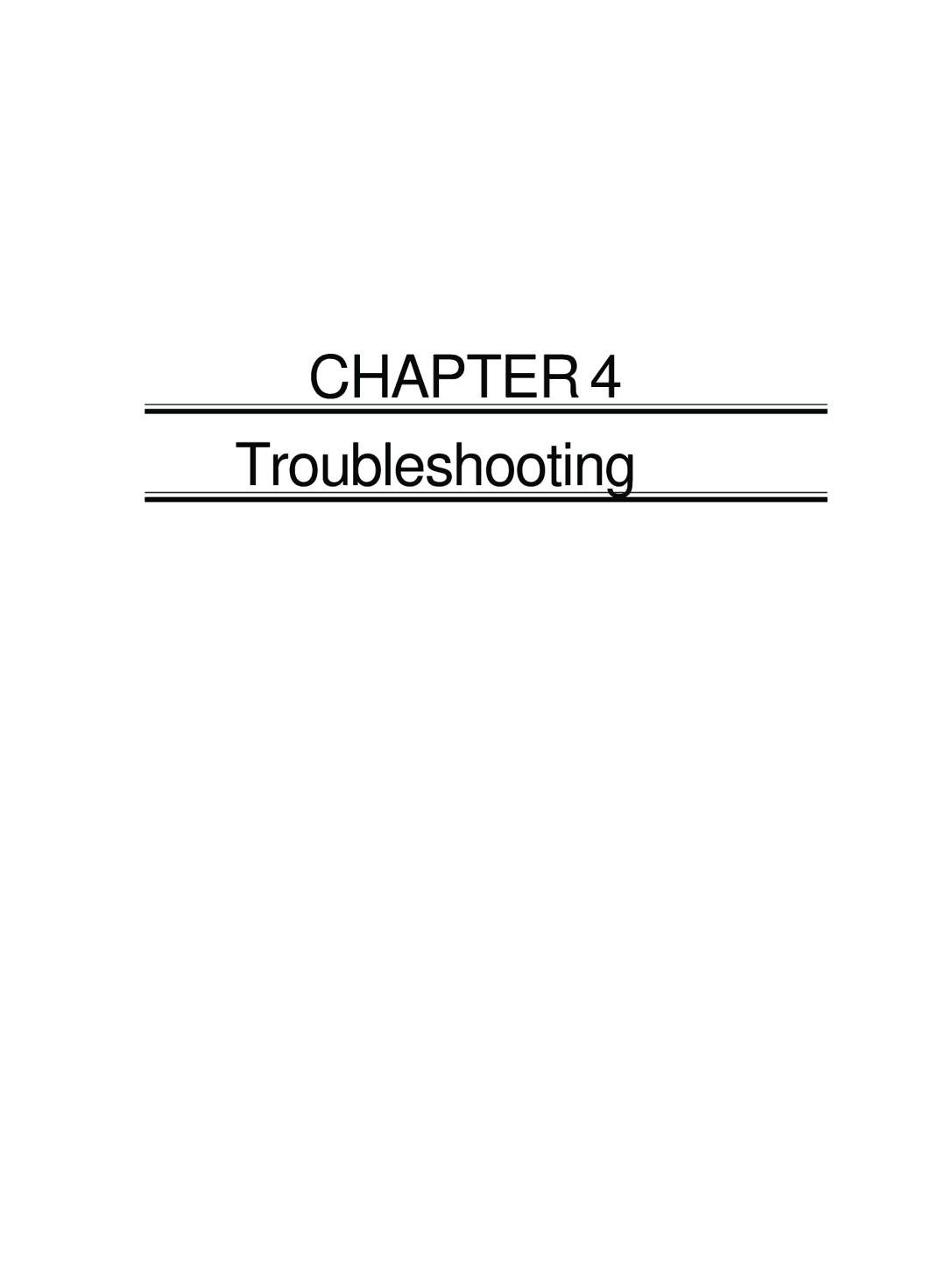 Fujitsu 2000 user manual Troubleshooting 