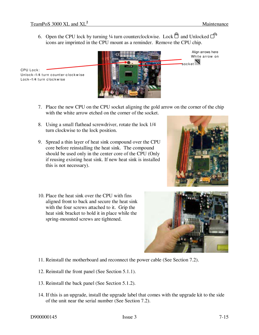 Fujitsu 3000 XL manual Align arrows here 