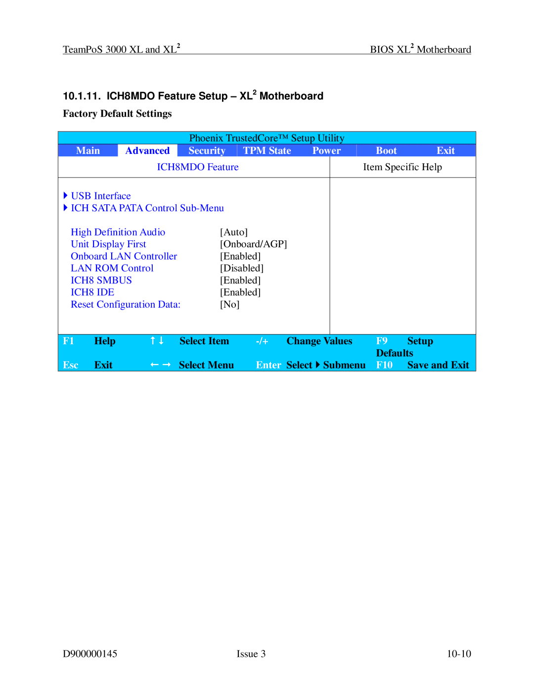 Fujitsu 3000 XL manual ICH8MDO Feature Setup XL2 Motherboard, ICH8 IDE 