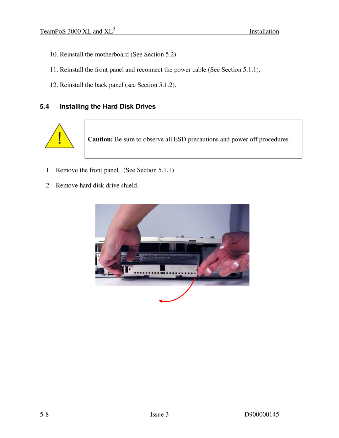 Fujitsu 3000 XL manual Installing the Hard Disk Drives 