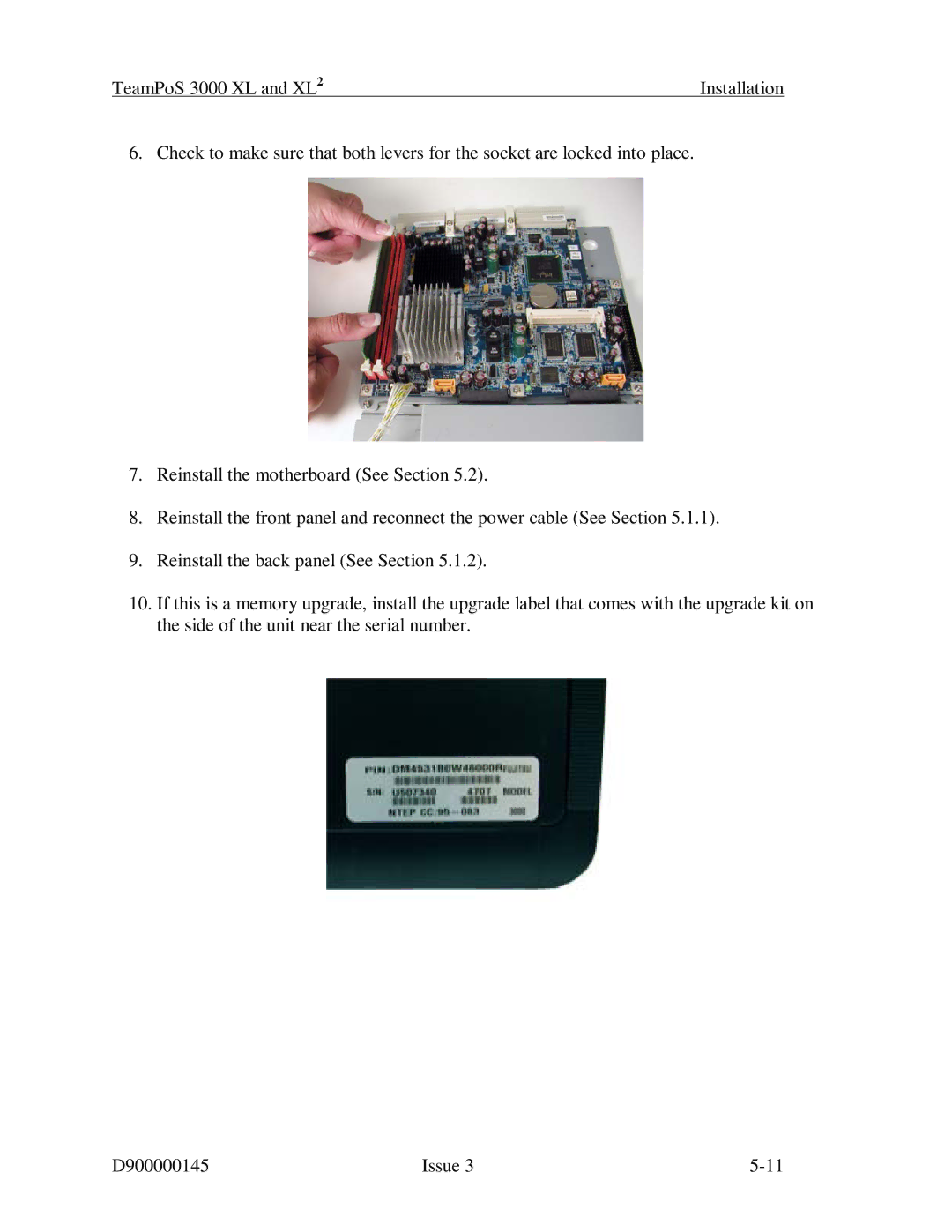 Fujitsu 3000 XL manual 