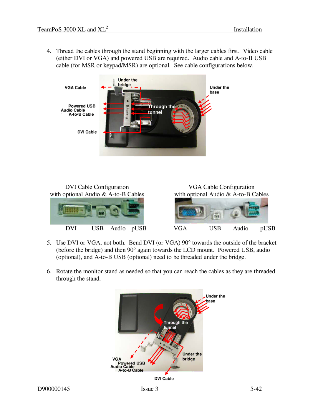 Fujitsu 3000 XL manual Vga, D900000145 Issue 