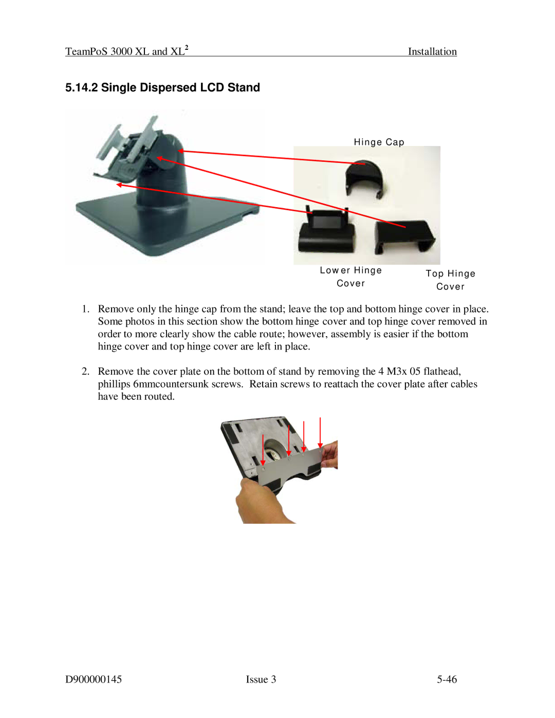 Fujitsu 3000 XL manual Single Dispersed LCD Stand 