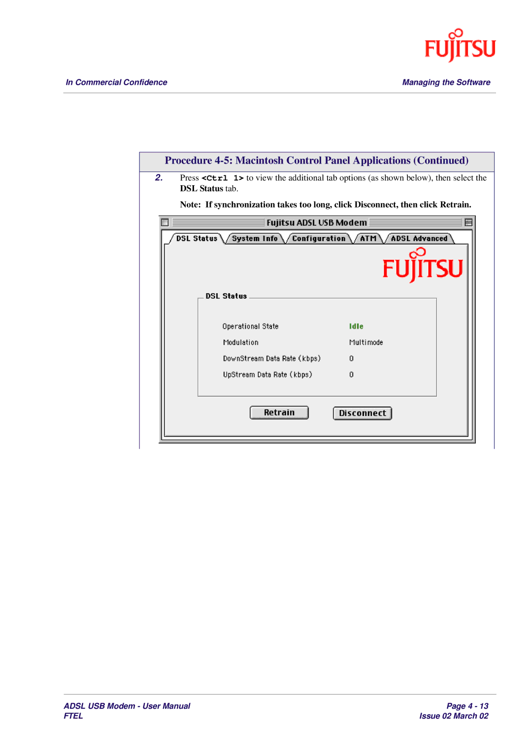 Fujitsu 3XAX-00803AAS user manual Procedure 4-5 Macintosh Control Panel Applications 