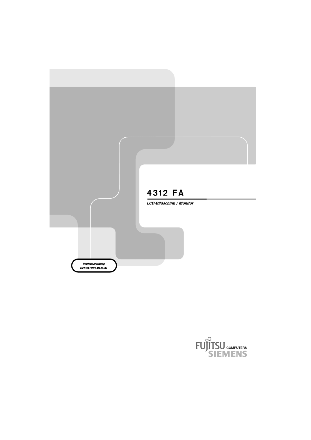 Fujitsu 4312 FA manual 1 2 F a 