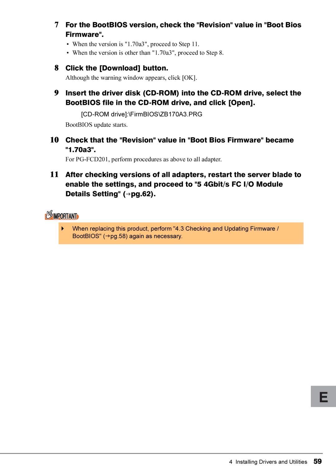 Fujitsu 4Gbit/s FC I/O Modules manual Click the Download button 