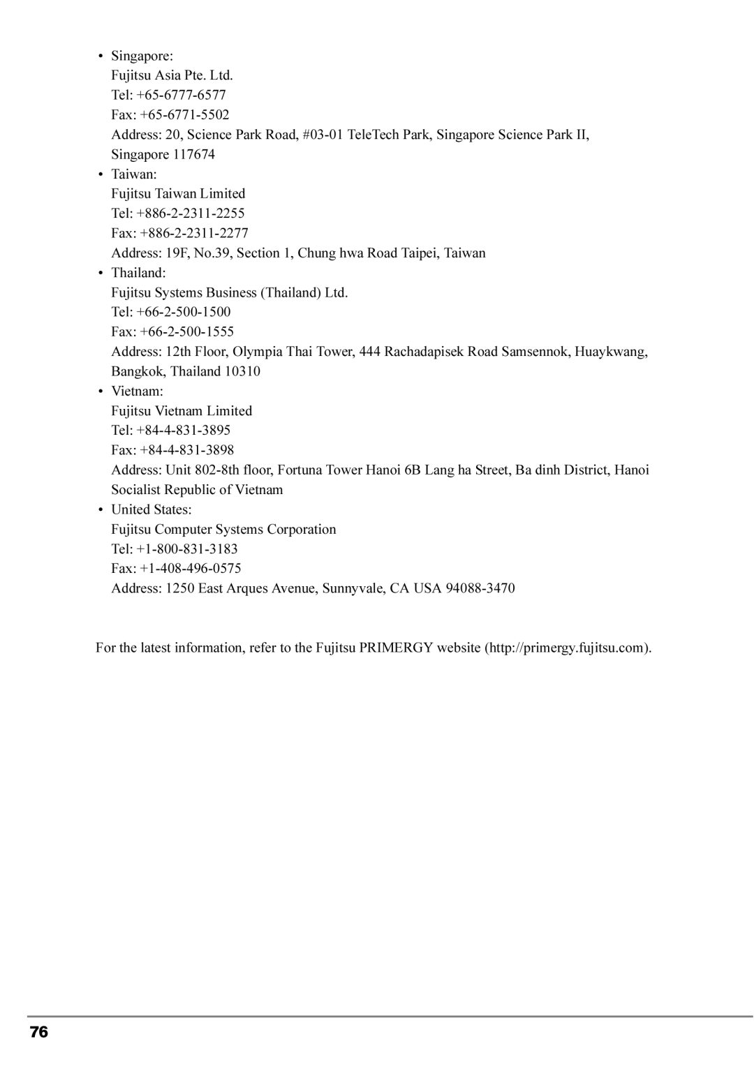 Fujitsu 4Gbit/s FC I/O Modules manual 