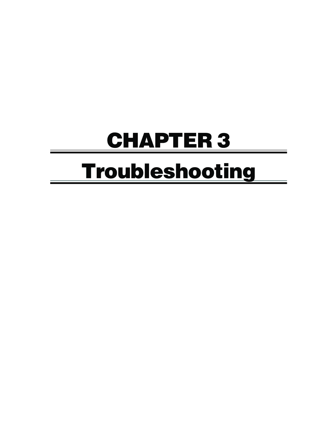 Fujitsu 500 user manual Troubleshooting 