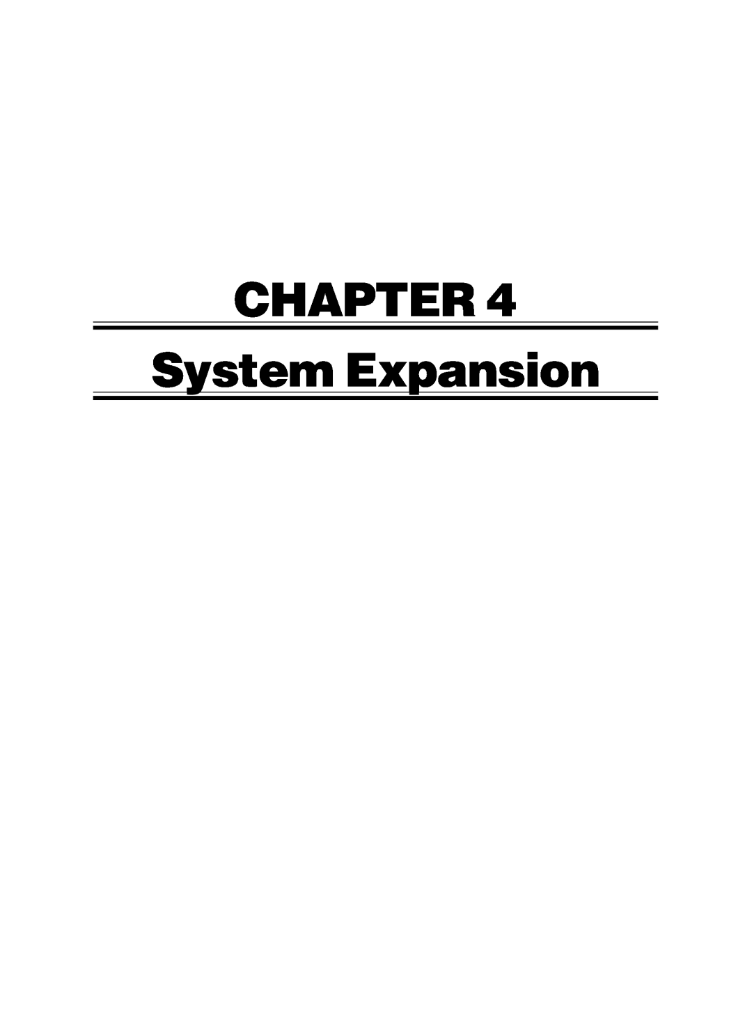 Fujitsu 5000 user manual System Expansion, Chapter 